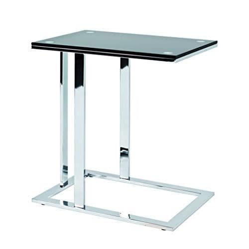 Haku Möbel Haku Moebel Sidobord Metall krom-svart 37 x 54 x 58 cm - 33512