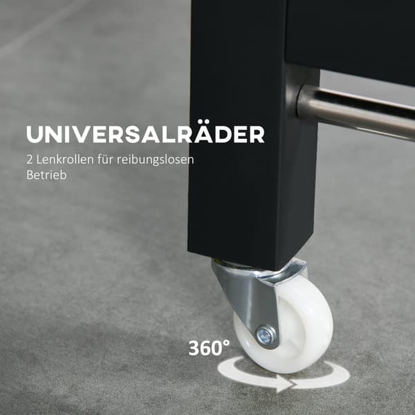 Utbyggbar Matbord, 118x70x76.5 cm, Brun