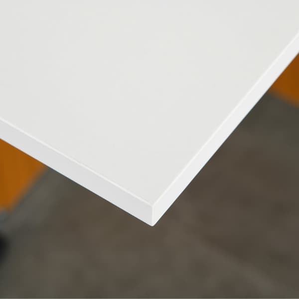 Foldbord, 120x80x73 cm / 80x67.5x73 cm, Hvid og Teak