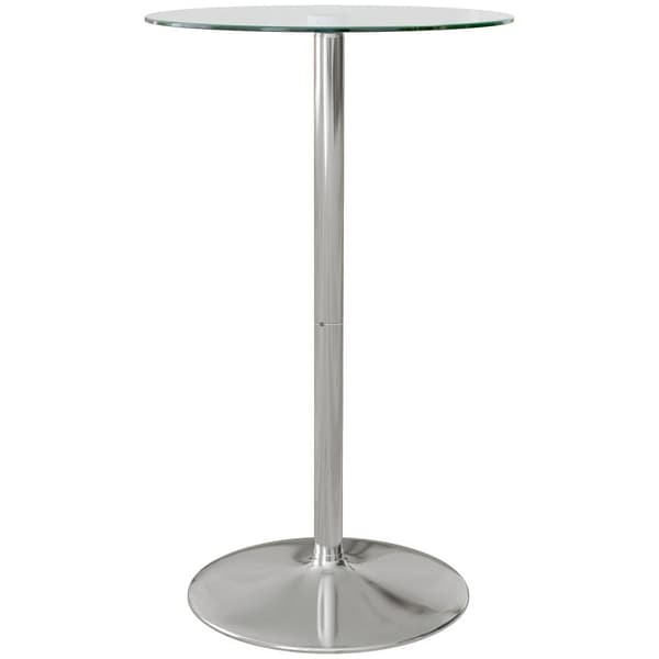Barbord, 60x60x102 cm, Silver