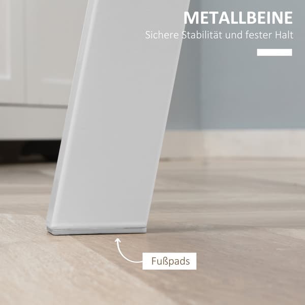 Matsalsbord, 72x72x75 cm, Vit