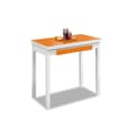 Miniatyrbild 1 av 4: Köksbord med eller utan stol Astimesa - 1 - MLBNA Köksbord, Metall Glas Trä, Orange, 80x40cm
