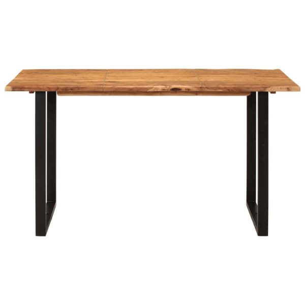 Matbord 140x70x76 cm massivt akaciaträ