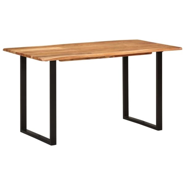 Matbord 140x70x76 cm massivt akaciaträ