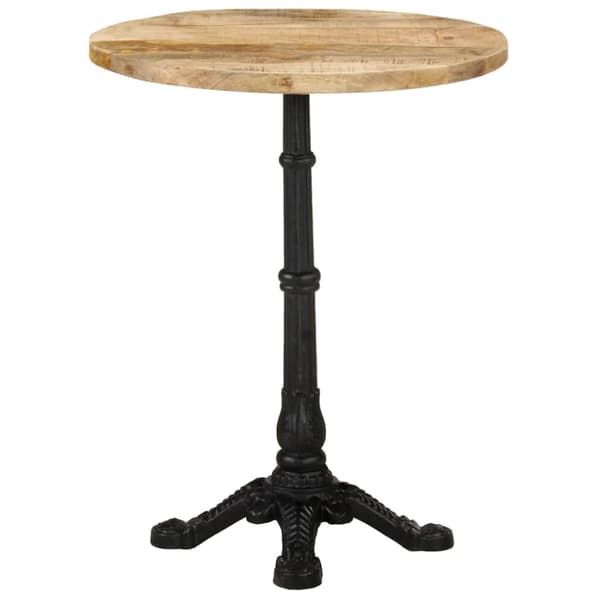 Cafébord Ø60x76 cm grovt mangoträ