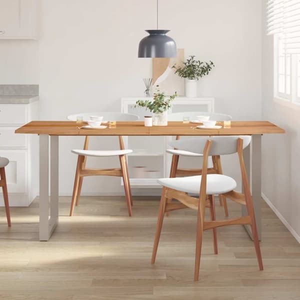 Matbord 180x90x76 cm massivt akaciaträ