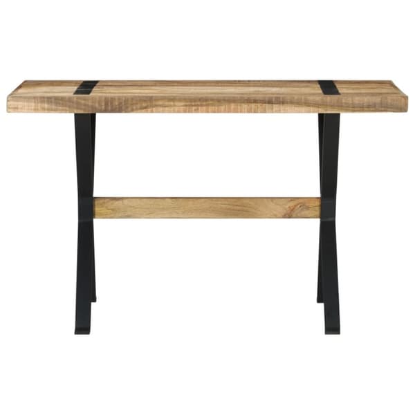 Matbord 120x60x76 cm grovt mangoträ