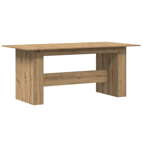 Matbord artisan ek 180x90x76 cm konstruerat trä