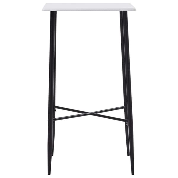 Barbord vit 60x60x111 cm MDF