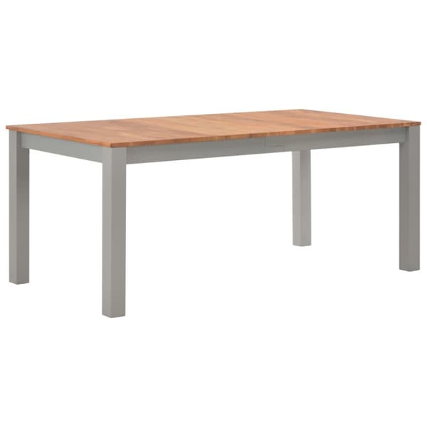 Matbord 180x90x74 cm massivt ekträ