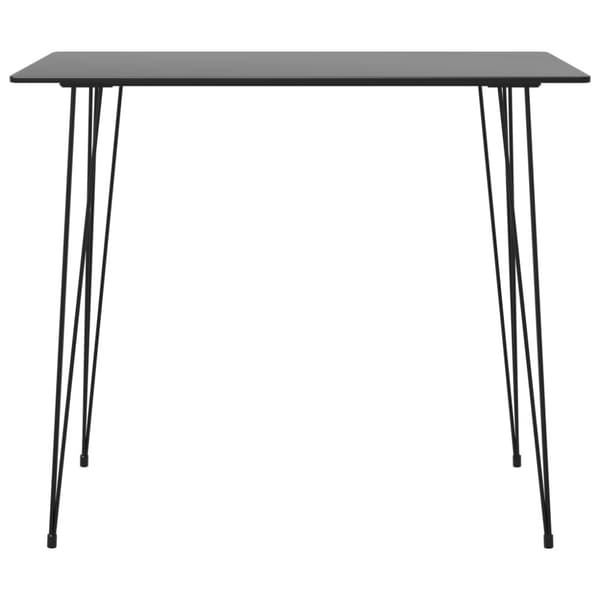 Barbord svart 120x60x105 cm