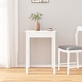 Miniatyrbild 1 av 2: Matbord vit 55x55x75 cm massivt furuträ