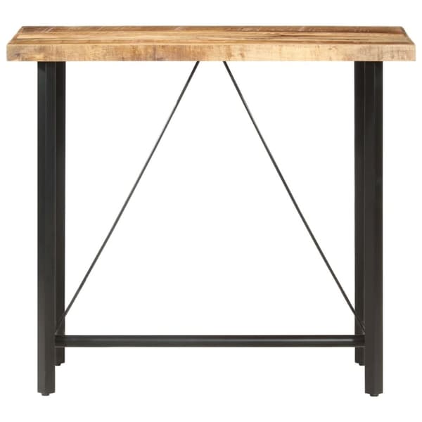 Barbord 120x58x107 cm grovt mangoträ