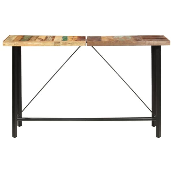 Barbord 180x70x107 cm massivt återvunnet trä