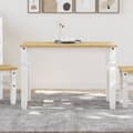 Miniatyrbild 1 av 2: Matbord Corona vit 112x60x75 cm massiv furu
