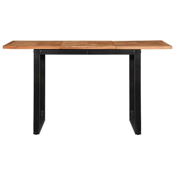 Matbord 140x70x75 cm massivt trä akacia