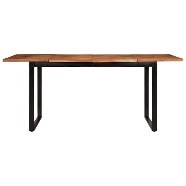 Matbord 180x90x75 cm massivt trä akacia