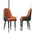 Miniatyrbild 1 av 2: Matbord, Fyrkantig Design, Marmor Finish, Grid Chair-OR-2pcs