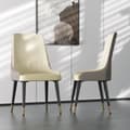 Miniatyrbild 2 av 2: Matbord, Fyrkantig Design, Marmor Finish, Platta Stol-WT-2st