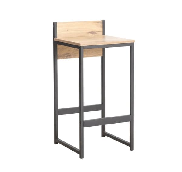 Barstol HANNES 38x38xH80cm, rustik melamin