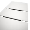 Miniatyrbilde 3 av 6: Motion spisebord V-fot 90x150/190cm inkl. 1 tilleggsplate hvit, eik dekor.