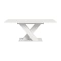 Miniatyrbilde 2 av 6: Motion spisebord X-fot 90x150/190cm inkl. 1 tilleggsplate hvit.