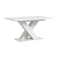 Miniatyrbilde 1 av 6: Motion spisebord X-fot 90x150/190cm inkl. 1 tilleggsplate hvit.