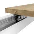 Miniatyrbild 6 av 8: Matsalsbord, 160x90x75 cm, Vit Ek
