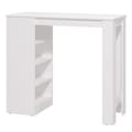 Miniatyrbillede 5 af 9: Barbord, Home, 120x50 cm, Hvid