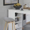 Miniatyrbillede 6 af 9: Barbord, Home, 120x50 cm, Hvid