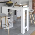 Miniatyrbillede 2 af 9: Barbord, Home, 120x50 cm, Hvid