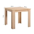 Miniatyrbillede 3 af 11: Spisebord, Home, 80x80 cm, Eg