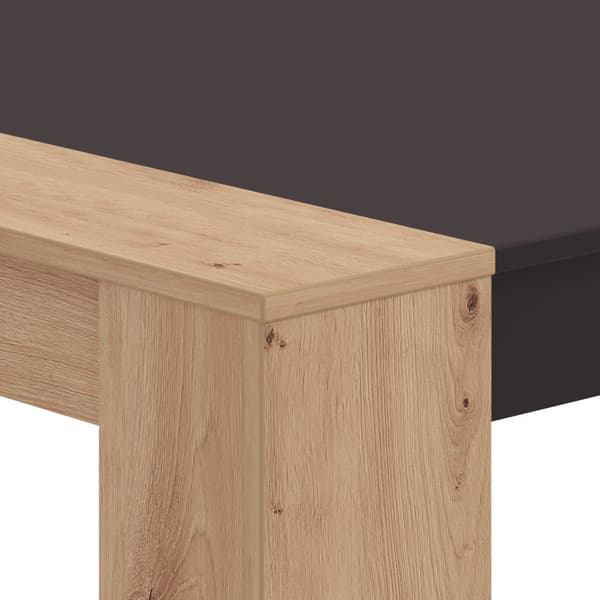 Matbord, 154x90 cm, Svart