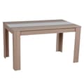 Miniatyrbillede 1 af 11: Spisebord, 135x80 cm, Eg Hvid Brun