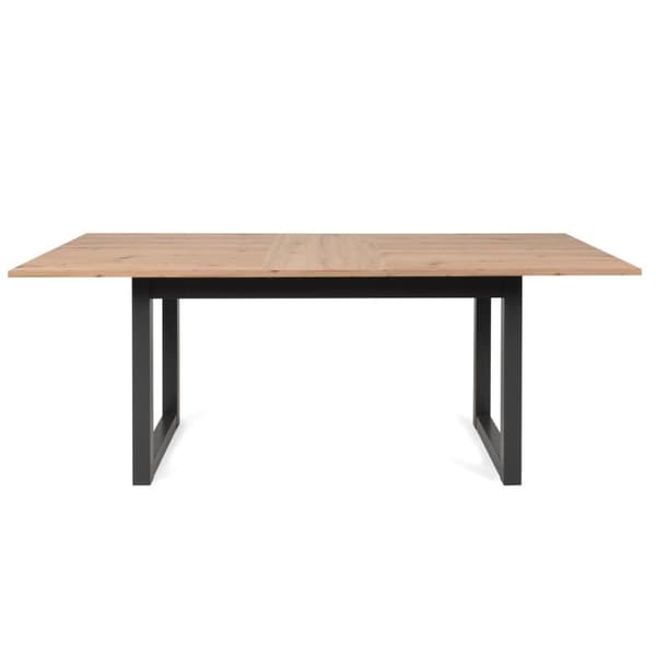 Matbord, 160x90x75 cm, Natur och Antracit