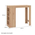 Miniatyrbillede 3 af 9: Barbord, Home, 120x50 cm, Eg
