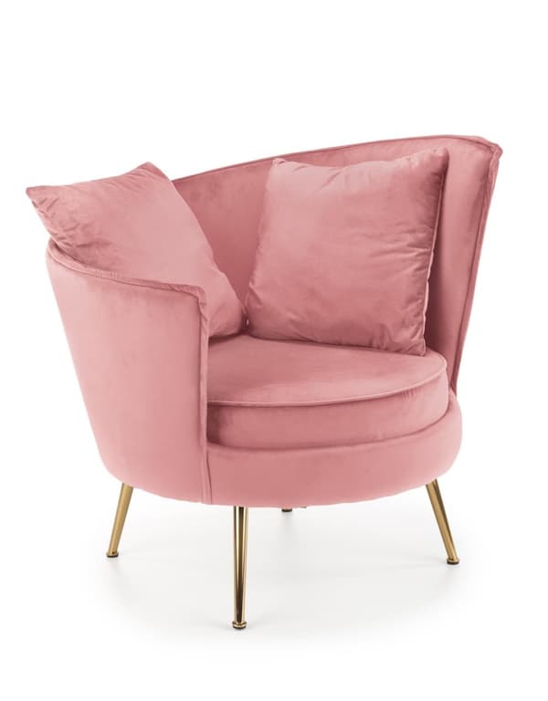 Ermenouville Fåtölj Mörkgrön, Svart, Rosa - Rosa