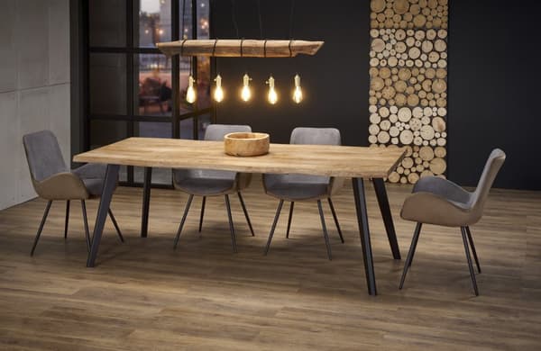 Aubenas Utdragbart Matbord Naturlig Ek - 120-180 x 80 cm