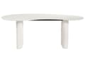 Miniatyrbilde 5 av 10: Spisebord Hvit MDF-topp Moderne Industriell Stil
