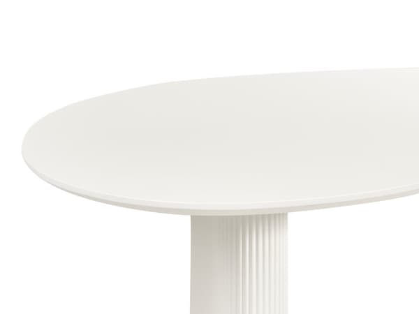 Spisebord Hvit MDF-topp Moderne Industriell Stil
