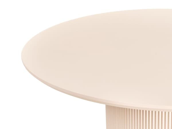 Spisebord Lys Beige Marmor MDF Topp Moderne Industriell Stil