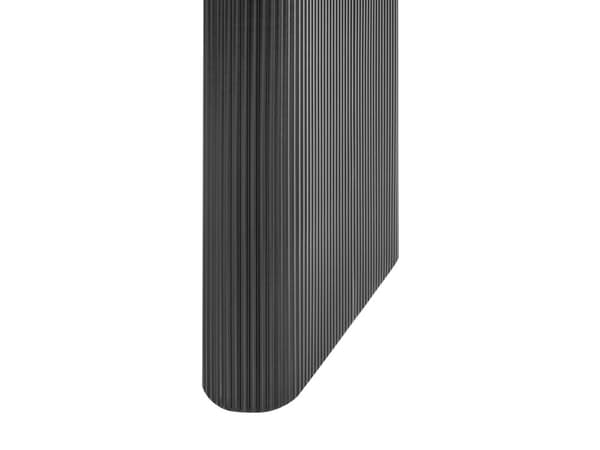 Spisebord Svart MDF-topp Moderne Industriell Stil