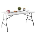 Miniatyrbillede 5 af 8: Sammenklappeligt Bord, 153x74x74 cm, Hvid