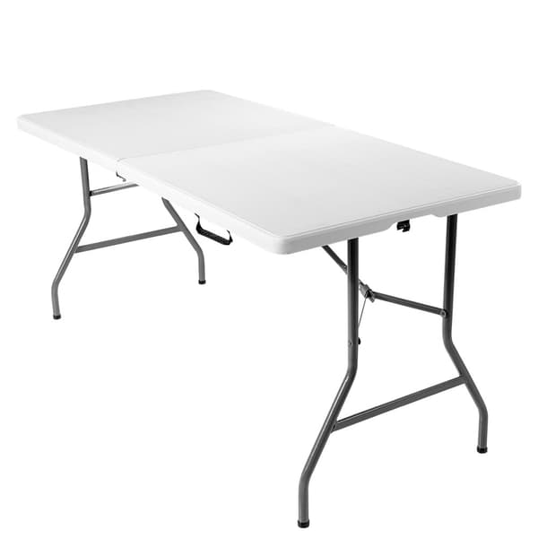 Sammenklappeligt Bord, 153x74x74 cm, Hvid