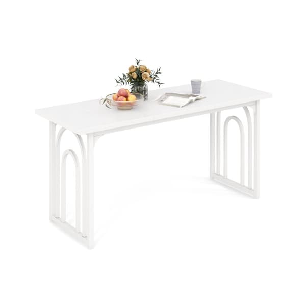 Matbord, 160x60x75 cm, Vit