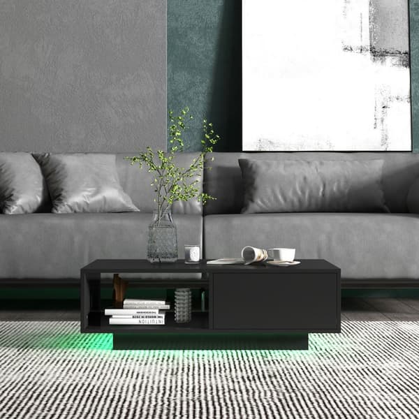 Kaffebord, 95x55x31 cm, Svart