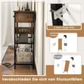 Miniatyrbillede 4 af 8: Indgangsbord, 81x30x81 cm, Rustikt Brun