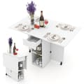 Miniatyrbild 4 av 8: Hopfällbart matbord, 120x72x75 cm, Vit