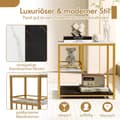 Miniatyrbillede 2 af 6: Sidebord, 60x40x60.5 cm, Hvid