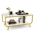 Miniatyrbillede 1 af 8: Kaffebord, 107x56x47 cm, Hvid